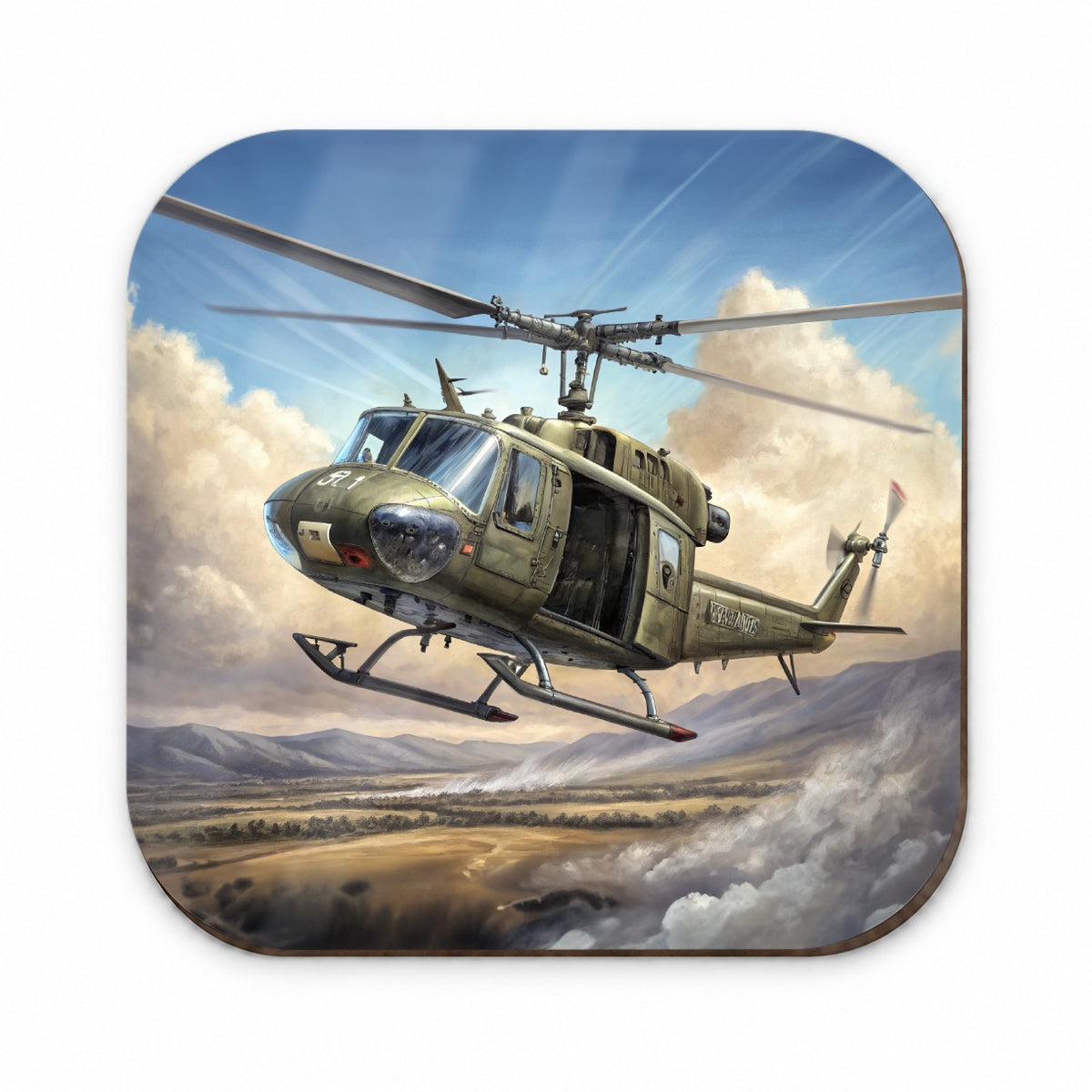 UH-1 Iroquois Huey Helicopter Vietnam War Era Fridge Magnet