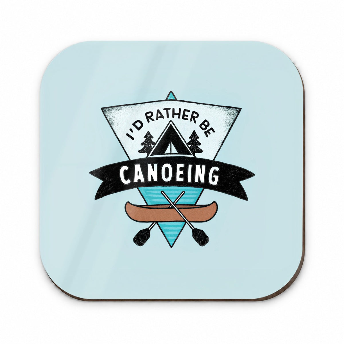 I'd Rather Be Canoeing Fridge Magnet