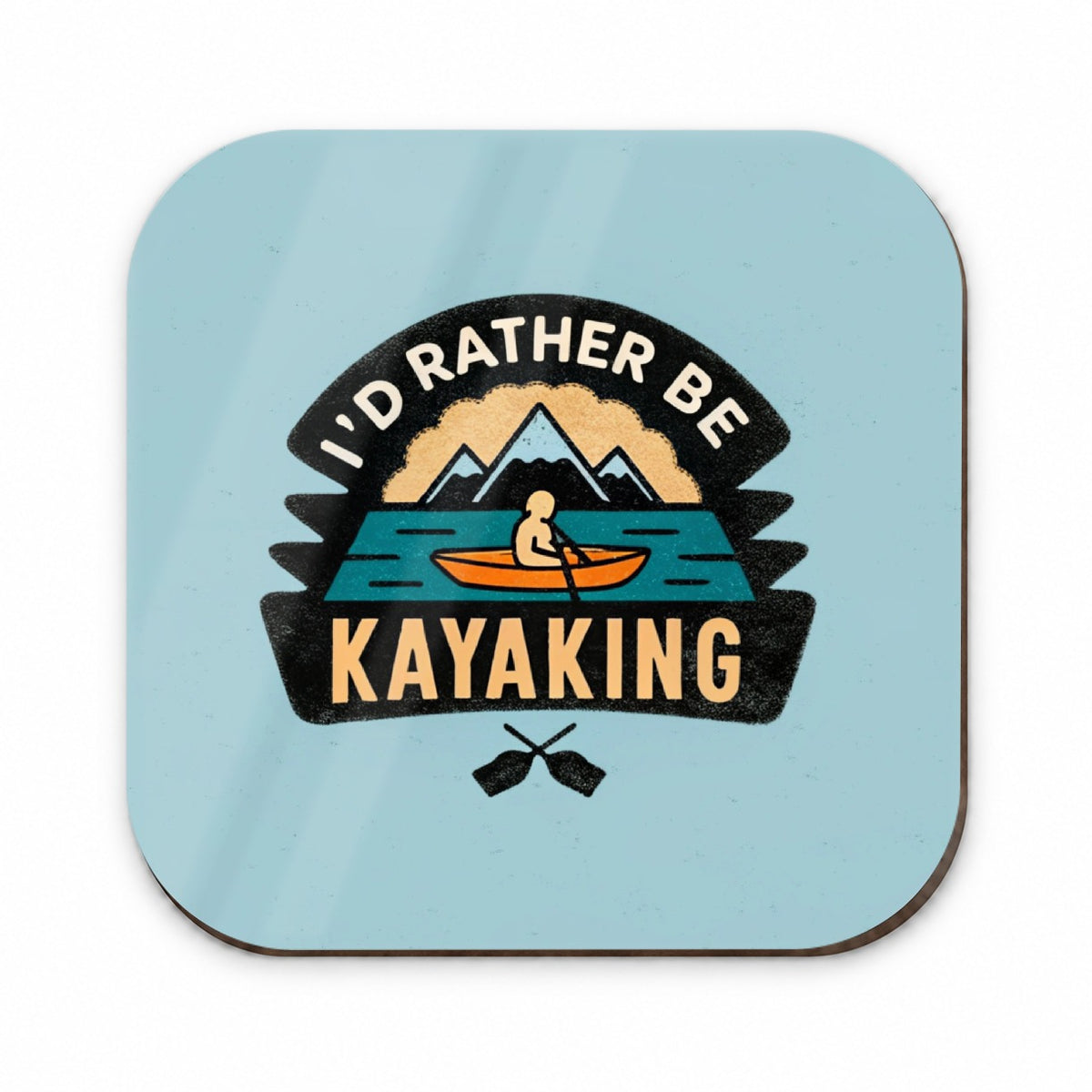 I'd Rather Be Kayaking Fridge Magnet