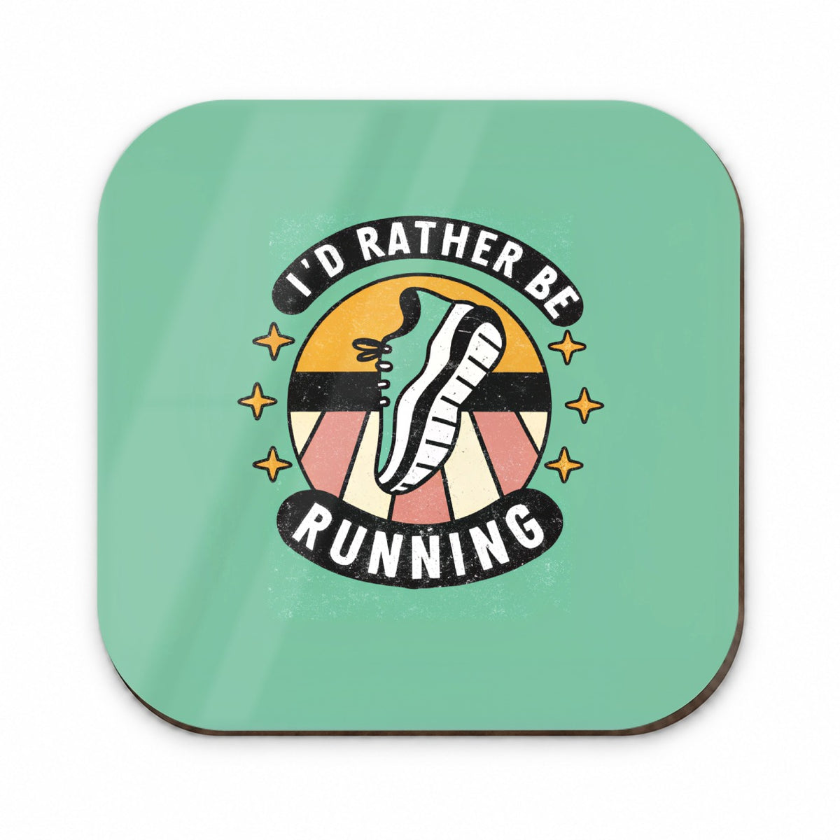 I'd Rather Be Running Fridge Magnet