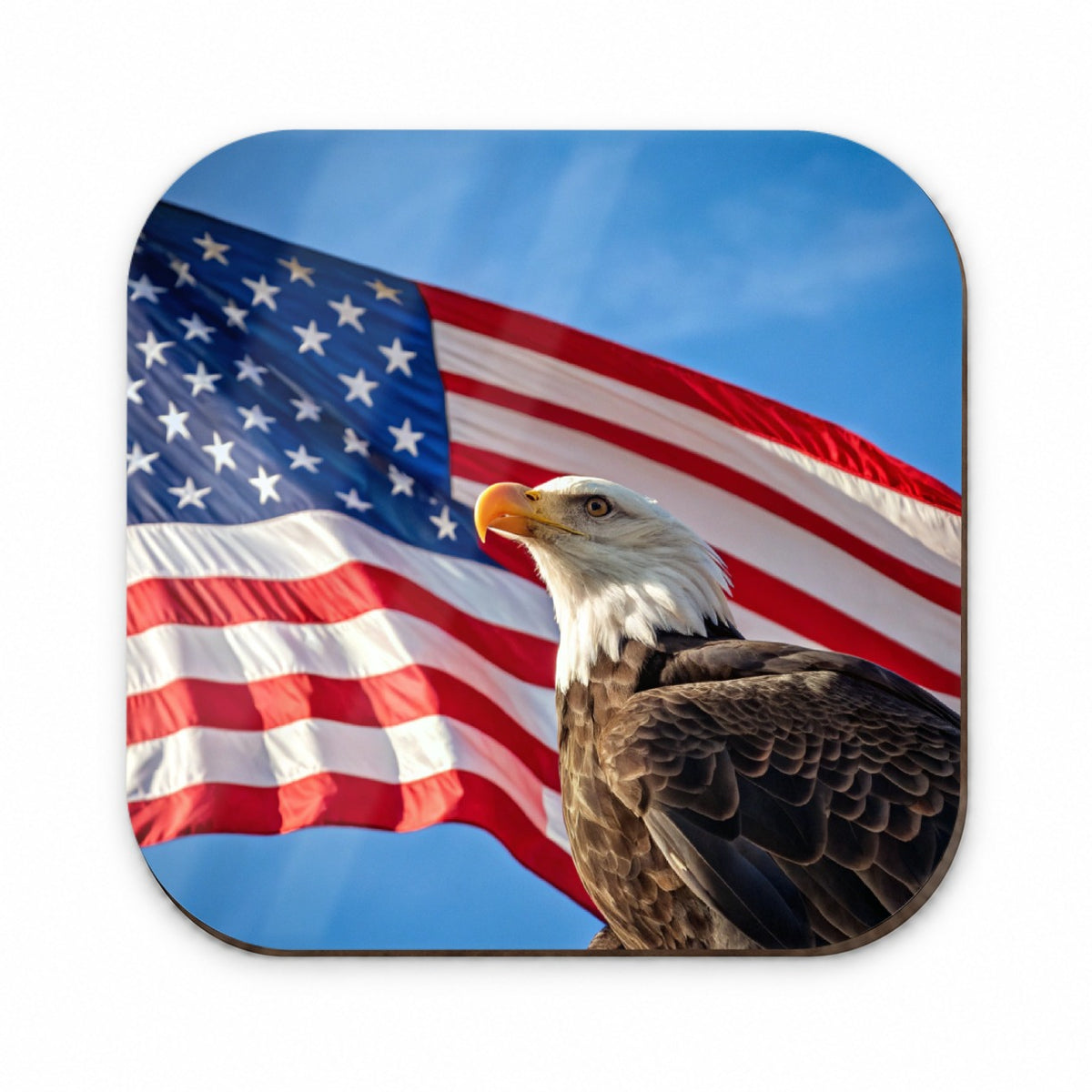 Eagle And American Flag USA United States Patriotic Fridge Magnet