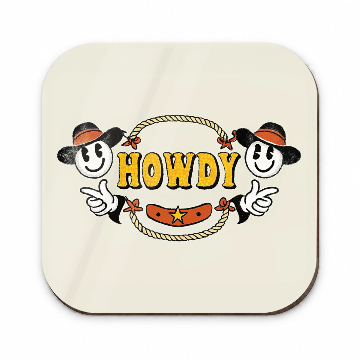 Howdy Funny Country Cowboy Cowgirl Fridge Magnet