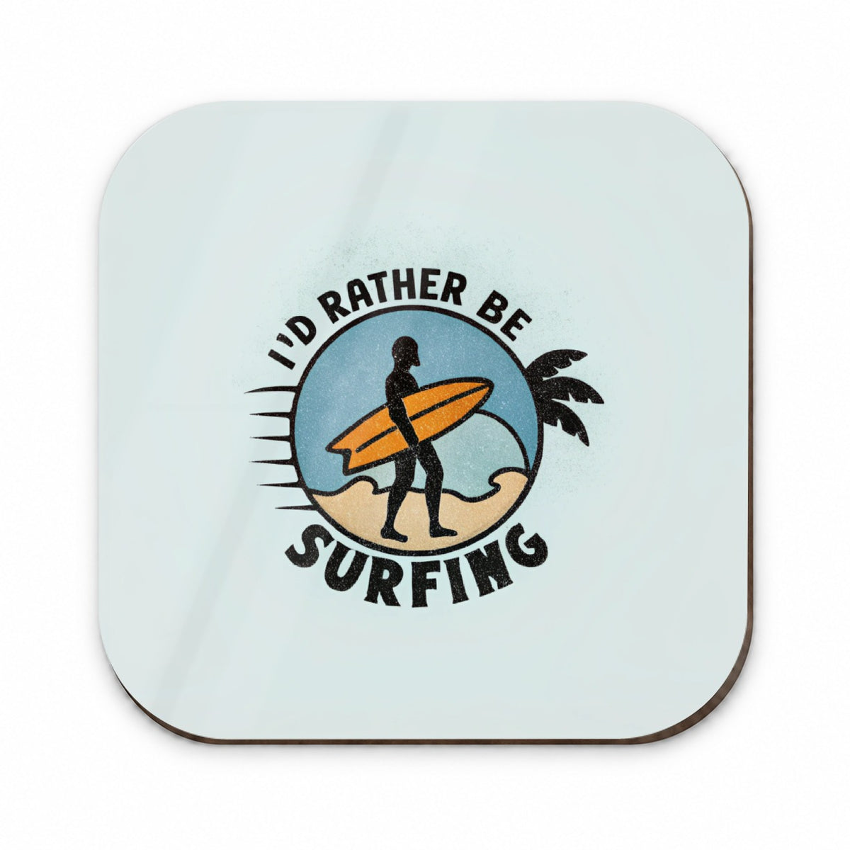 I'd Rather Be Surfing Fridge Magnet