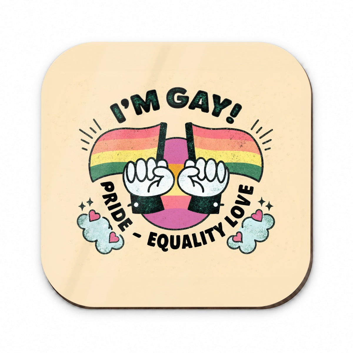 I'm Gay Pride Rainbow LGBTQ Fridge Magnet