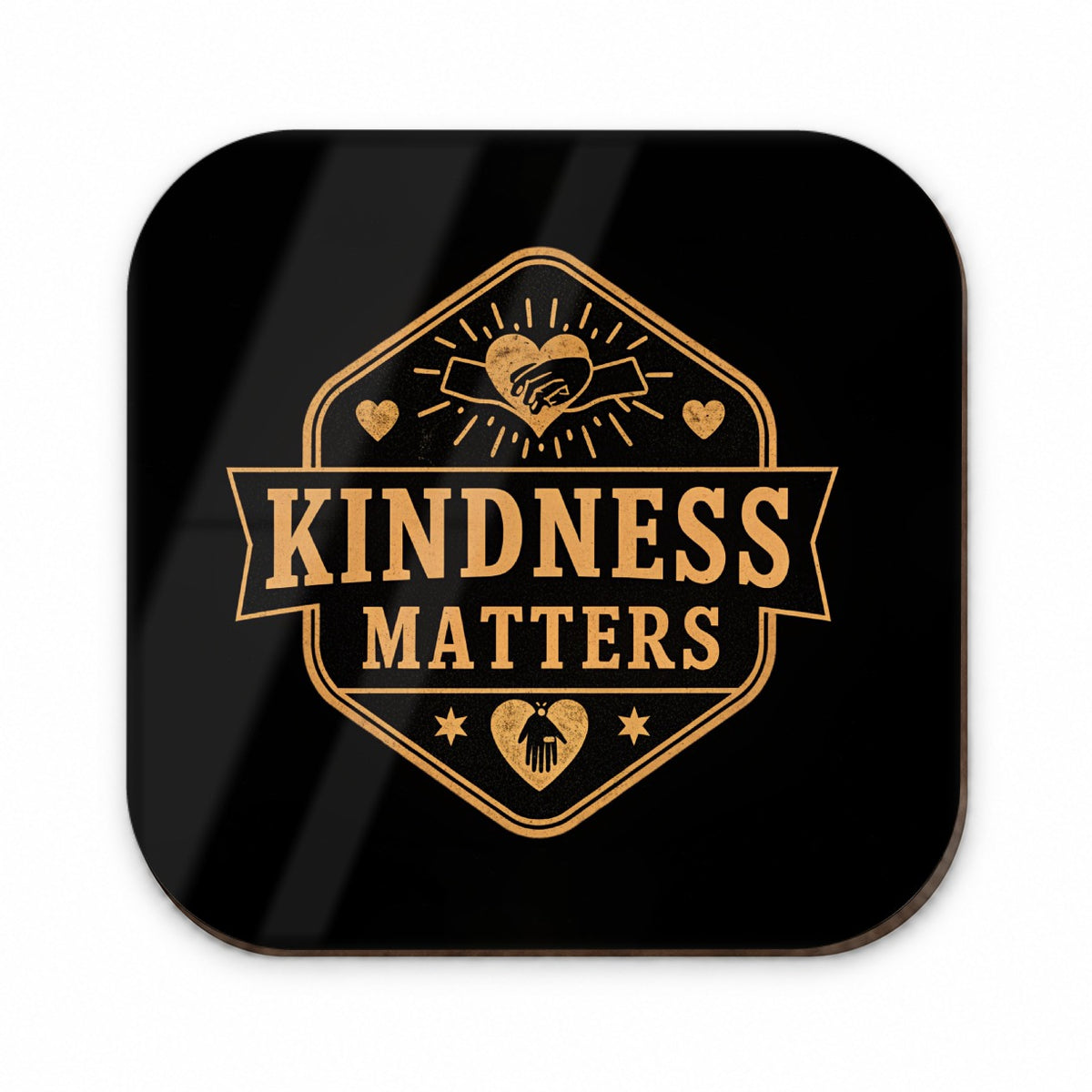 Kindness Matters Black Tan Fridge Magnet