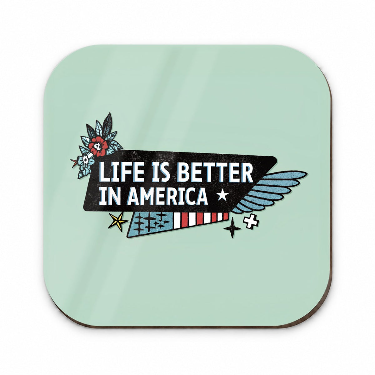 Life Is Better In America USA United States Fridge Magnet