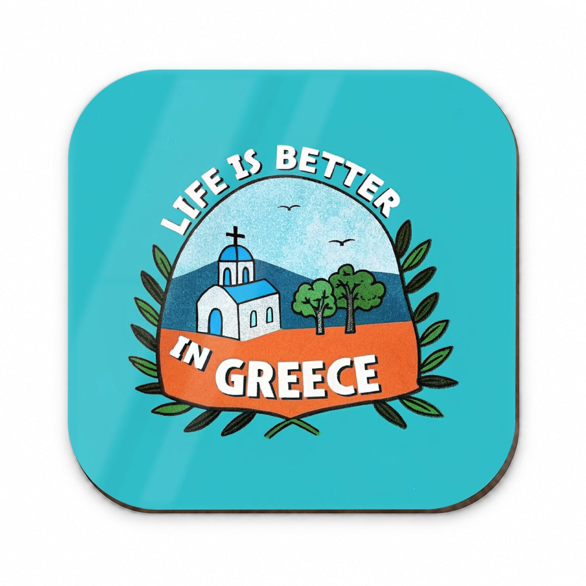 Life Is Better In Greece Fridge Magnet