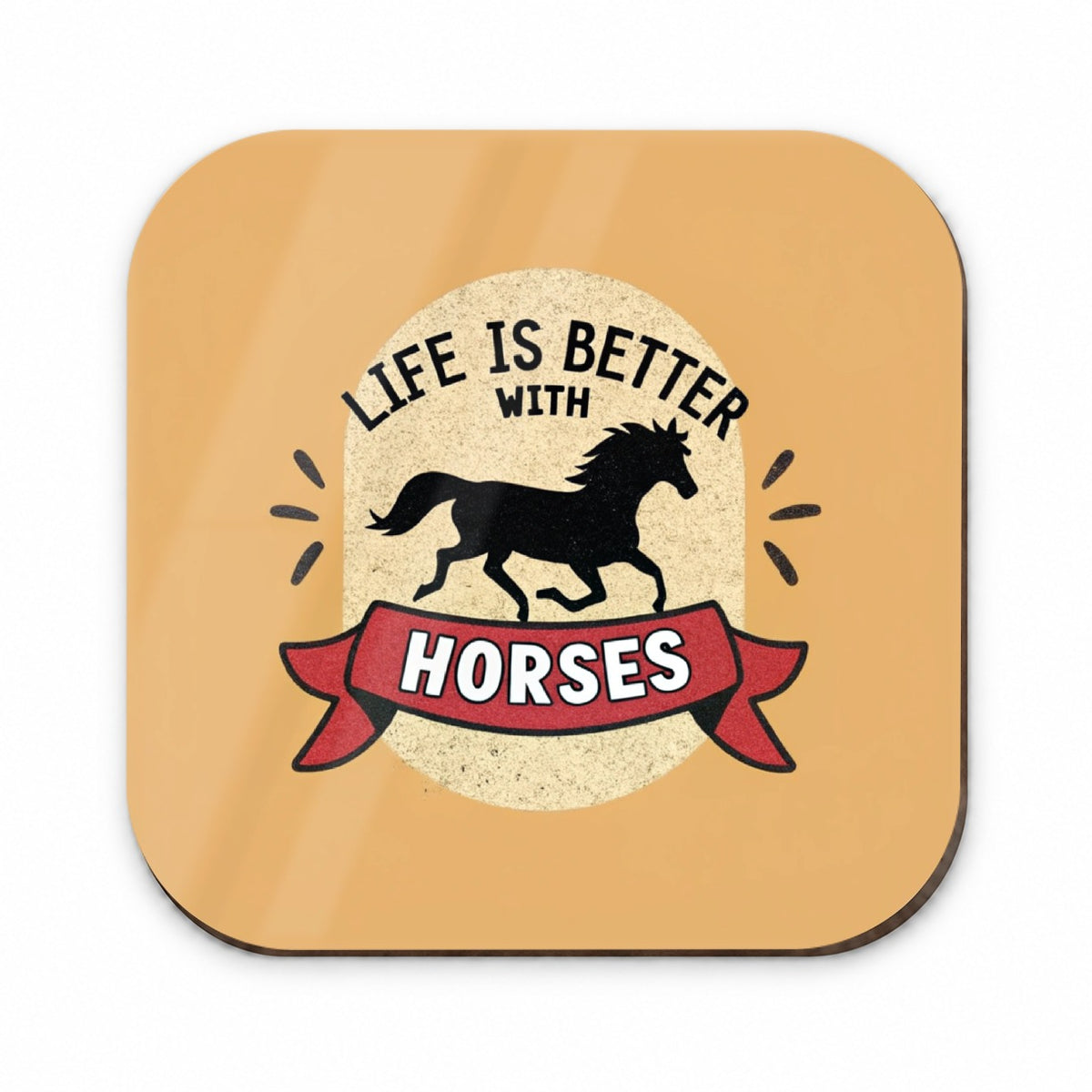 Life Is Better With Horses Fridge Magnet