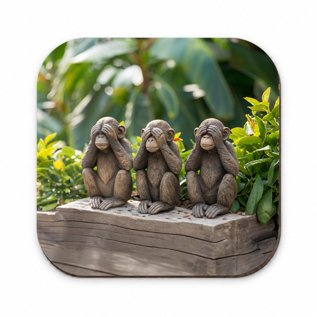 See No Evil Monkeys Funny Fridge Magnet