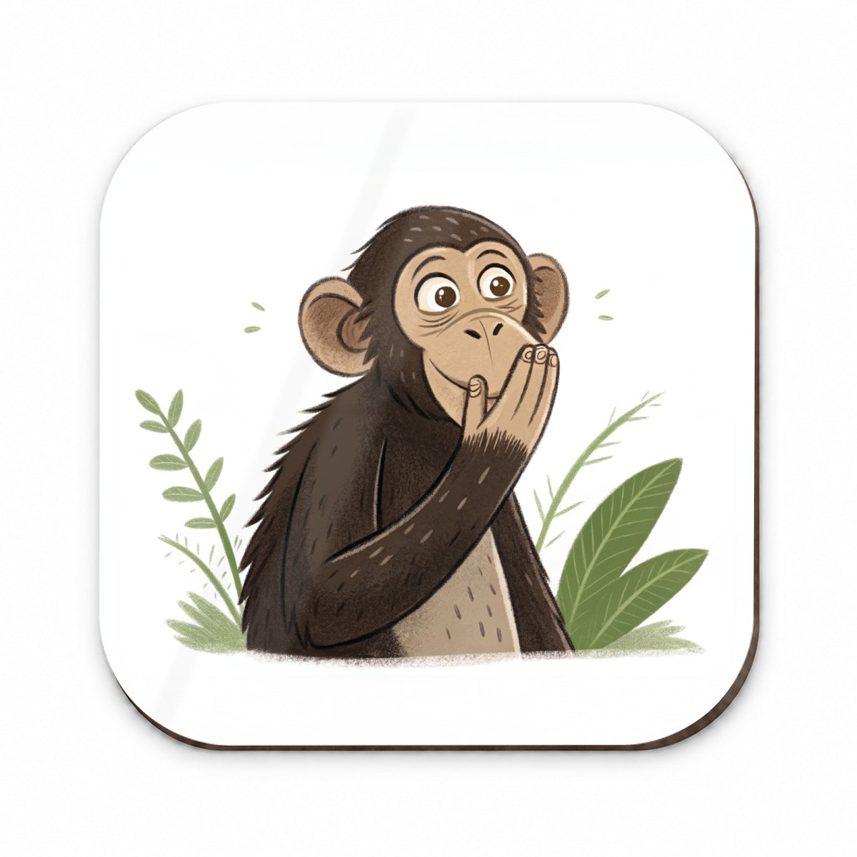 Speak No Evil Monkey Funny Fridge Magnet