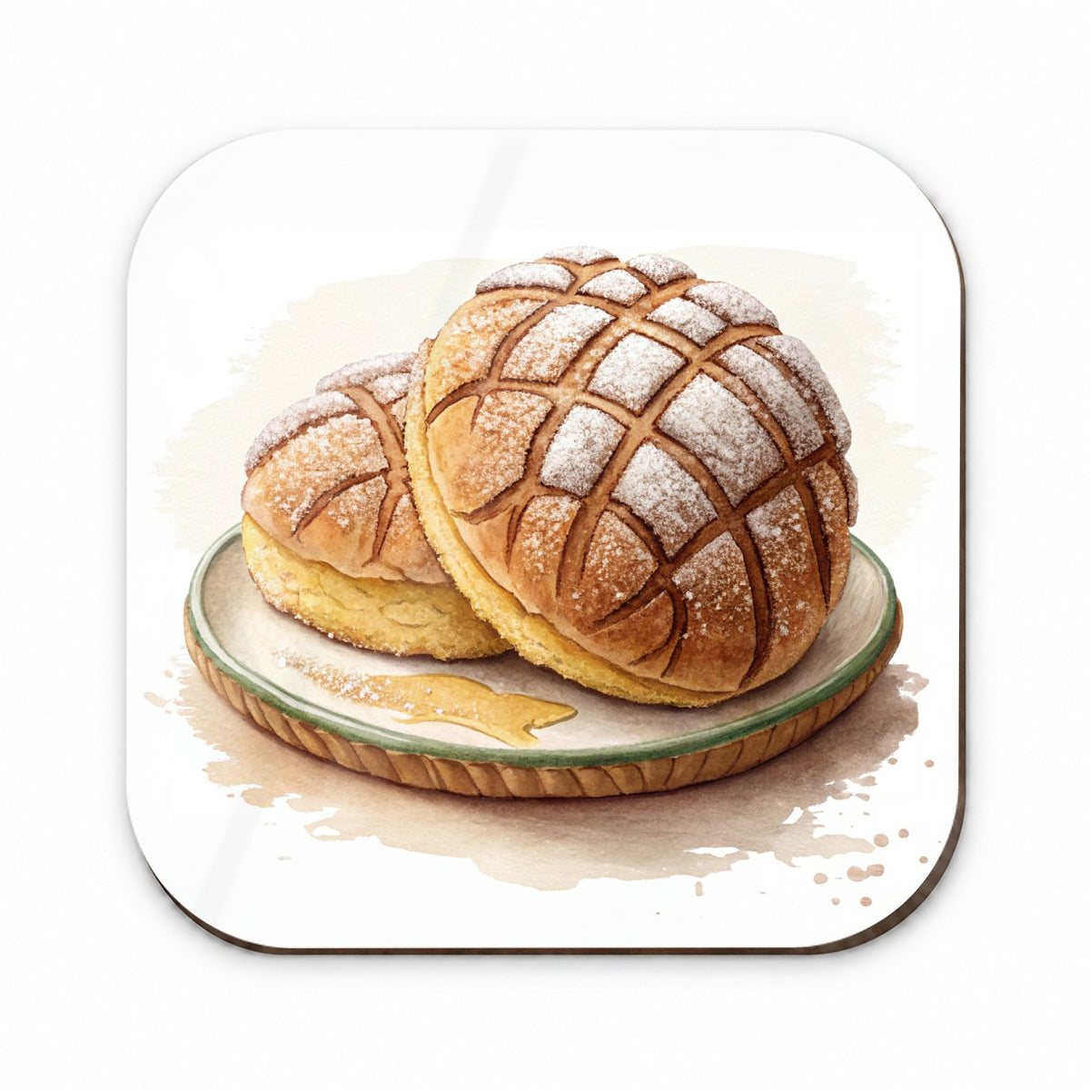 Conchas Pastry Mexican Sweet Bread Fridge Magnet