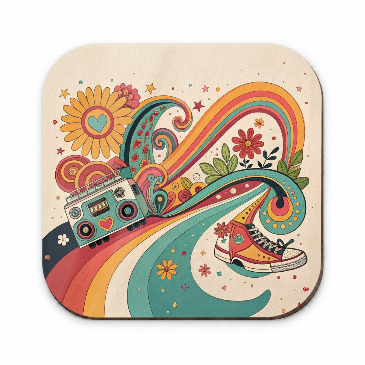 Groovy Design 70's Fridge Magnet