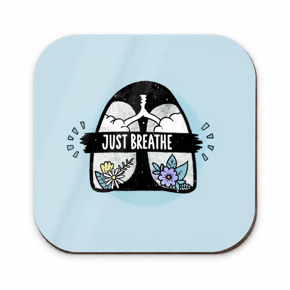 Just Breathe Fridge Magnet
