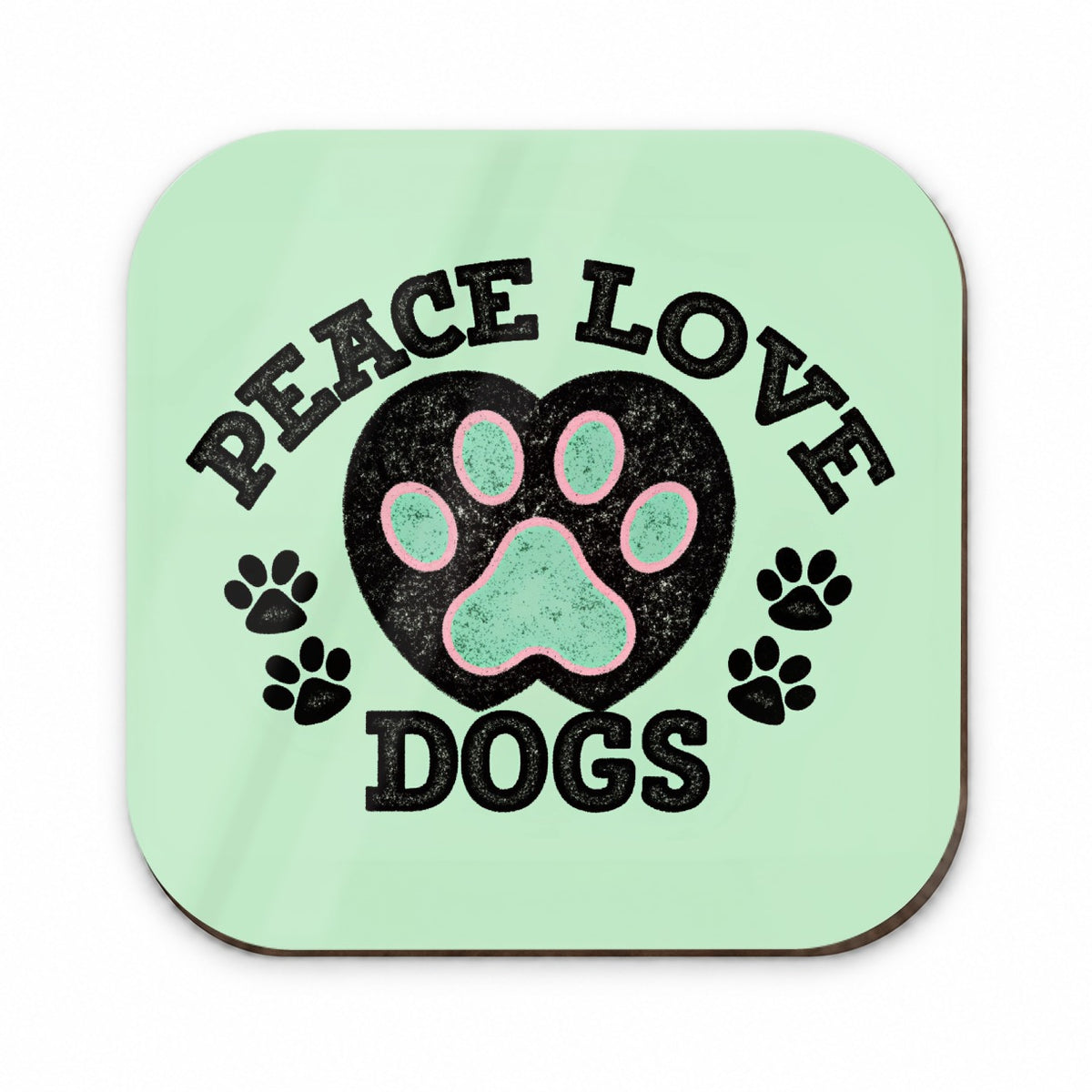 Peace Love Dogs Cute Fridge Magnet