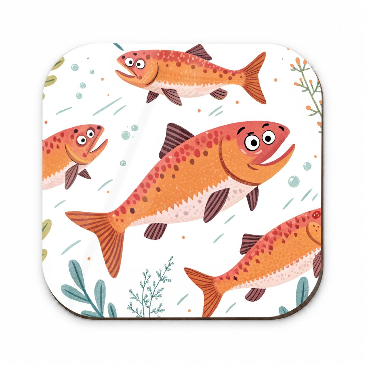 Salmon Fish Fishing Cute Fridge Magnet