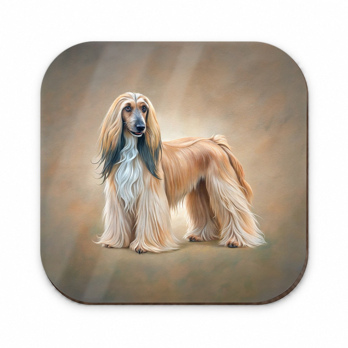 Afghan Hound Dog Illustration Fridge Magnet