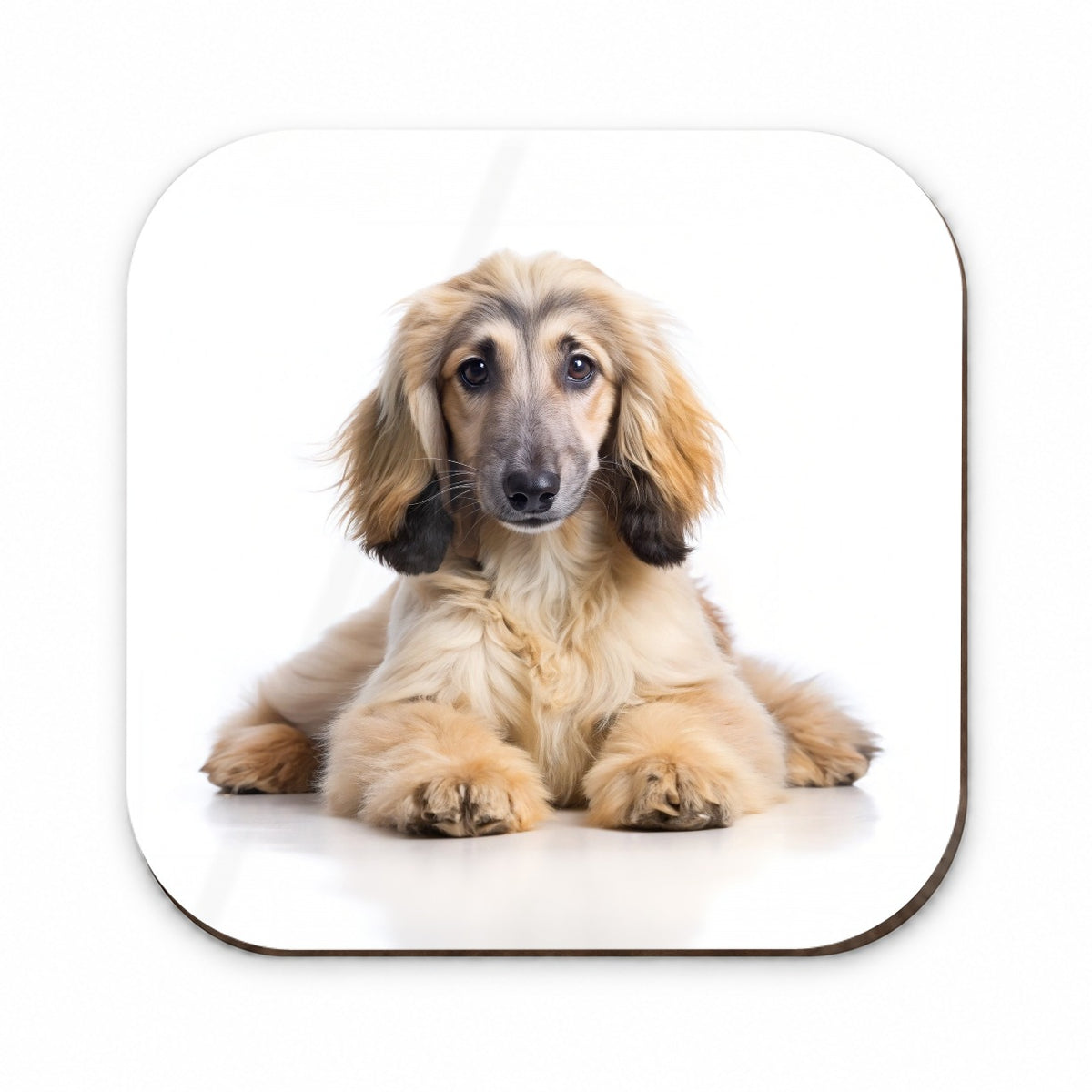 Afghan Hound Dog Puppy Photo Fridge Magnet