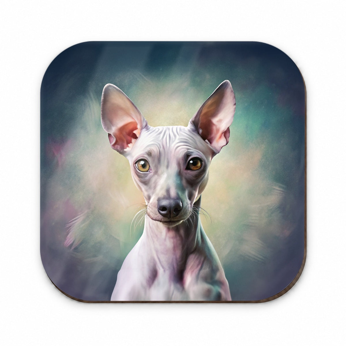 American Hairless Terrier Dog Illustration Fridge Magnet