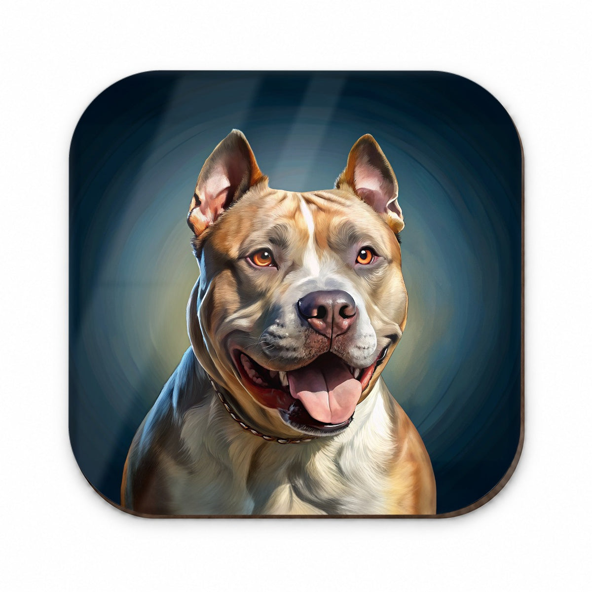 American Staffordshire Terrier Dog Illustration Fridge Magnet