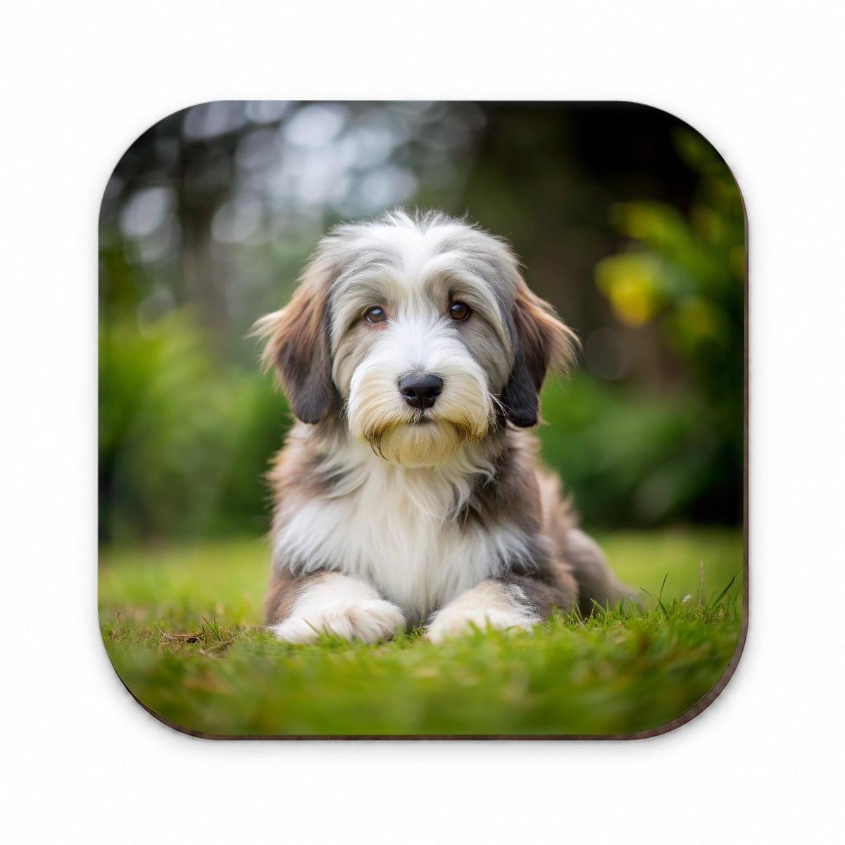 Bearded Collie Dog Puppy Photo Fridge Magnet
