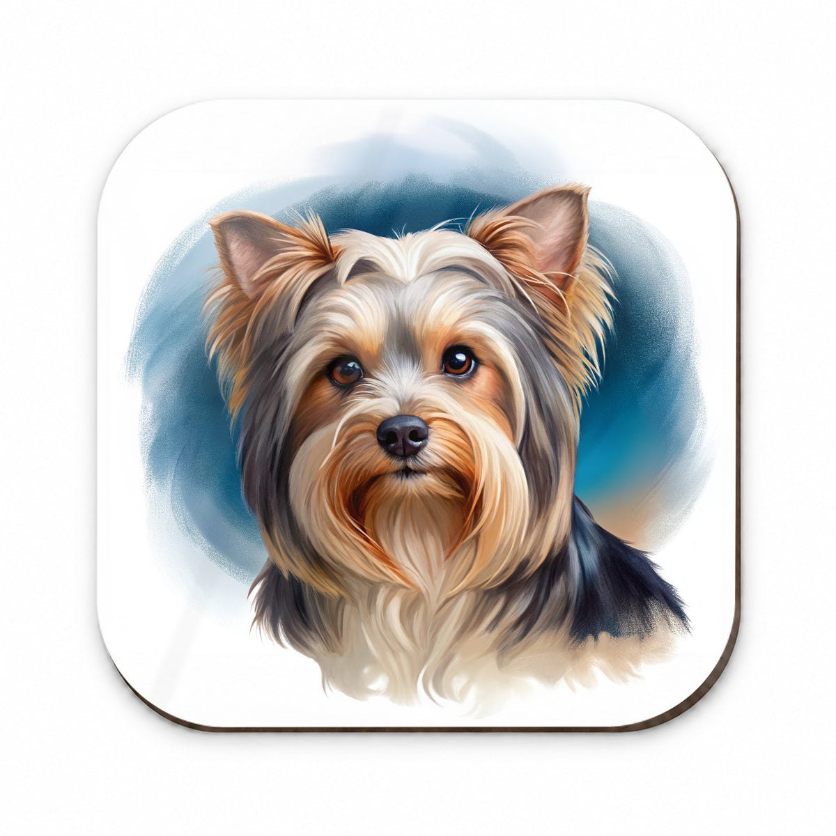 Biewer Terrier Dog Illustration Fridge Magnet