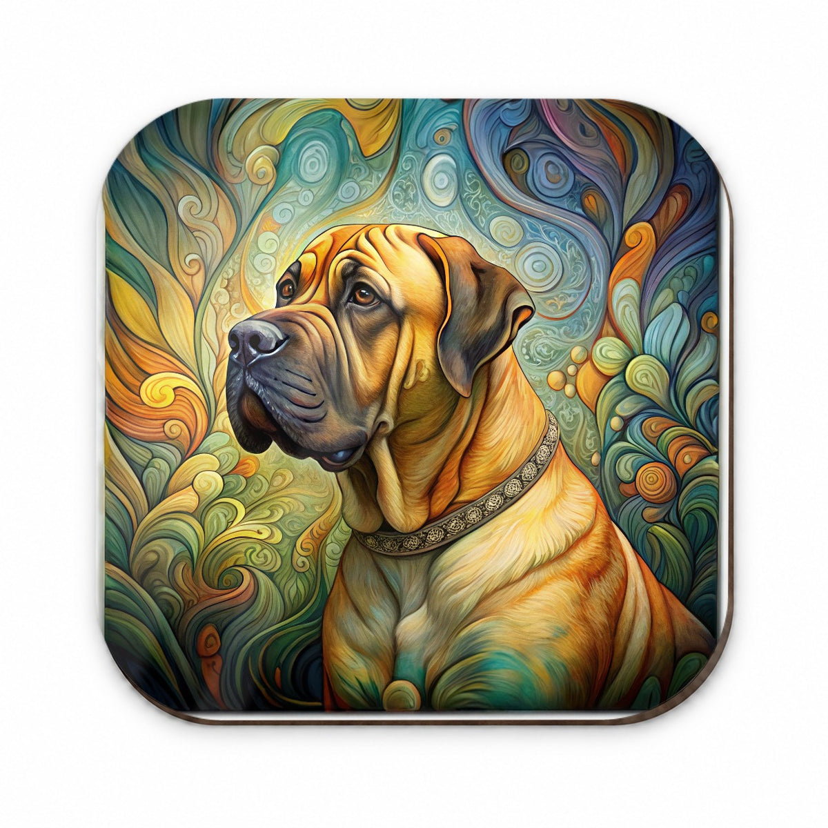 Boerboel Dog Art Nouveau Fridge Magnet