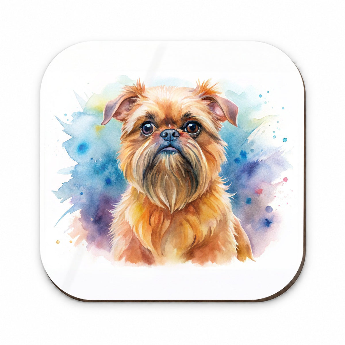 Brussels Griffon Dog Watercolor Style Fridge Magnet