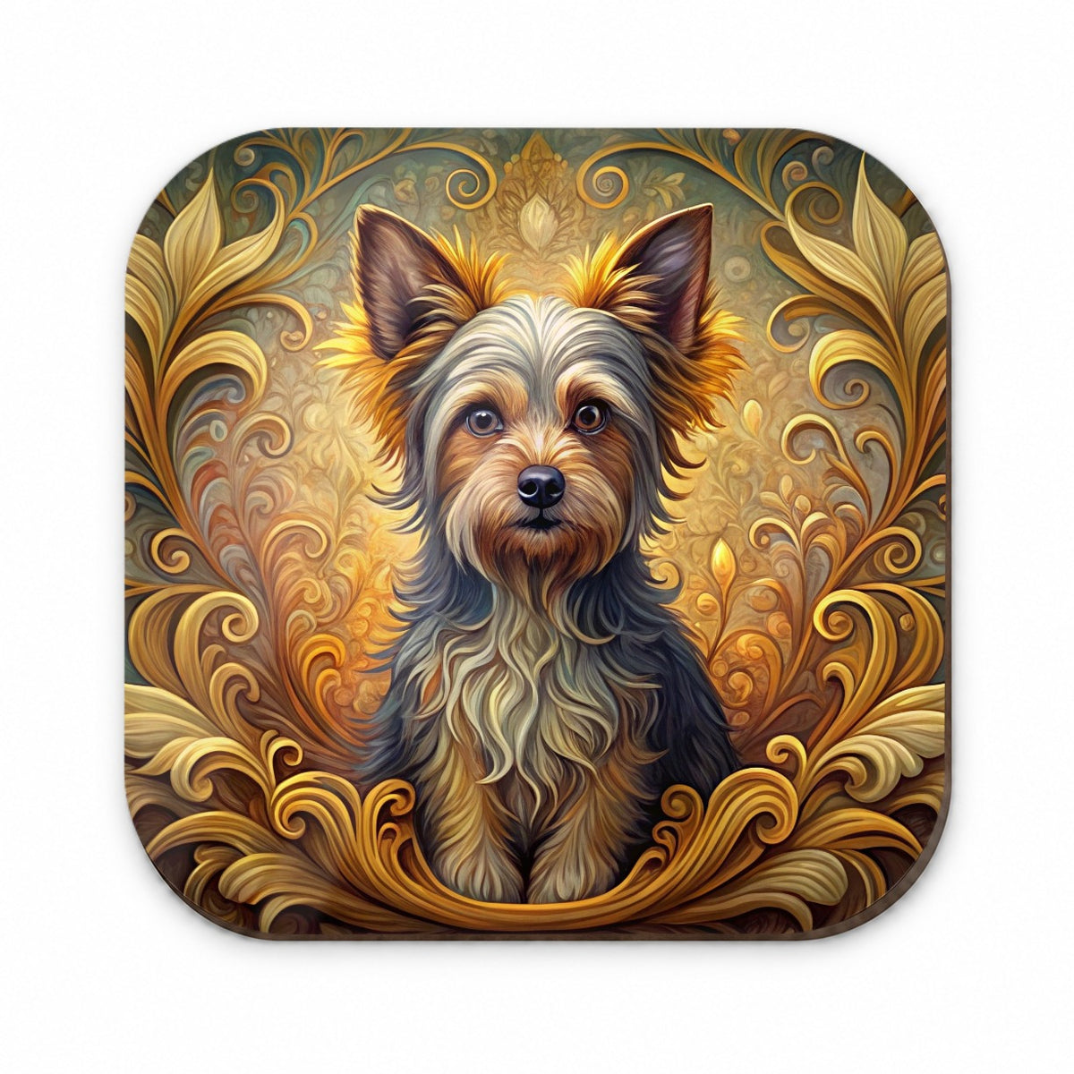 Chorkie Dog Art Nouveau Fridge Magnet