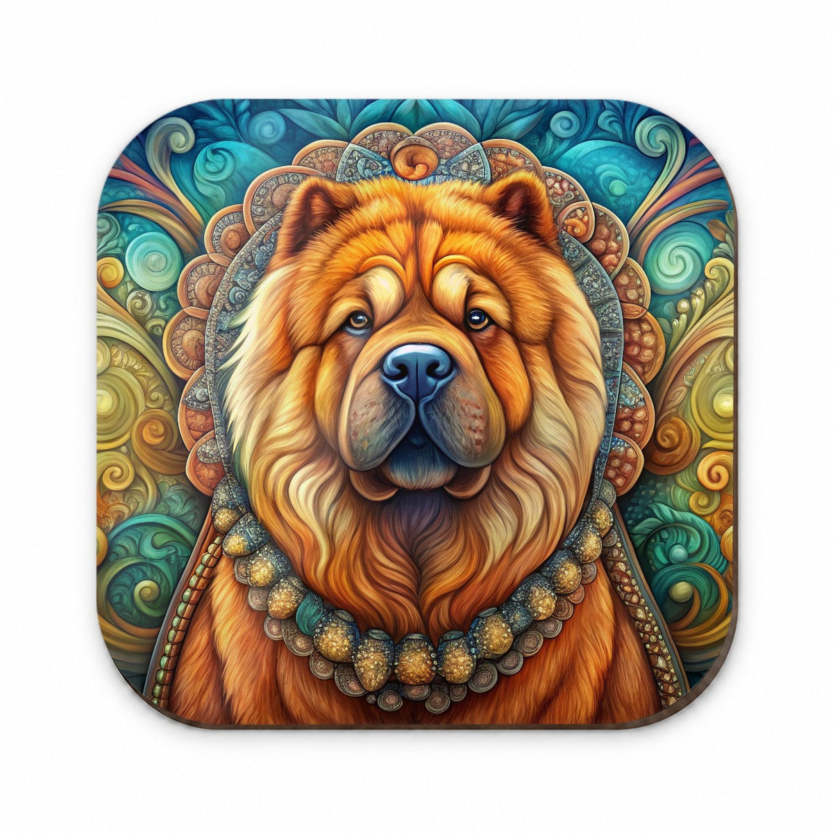 Chow Chow Dog Art Nouveau Fridge Magnet