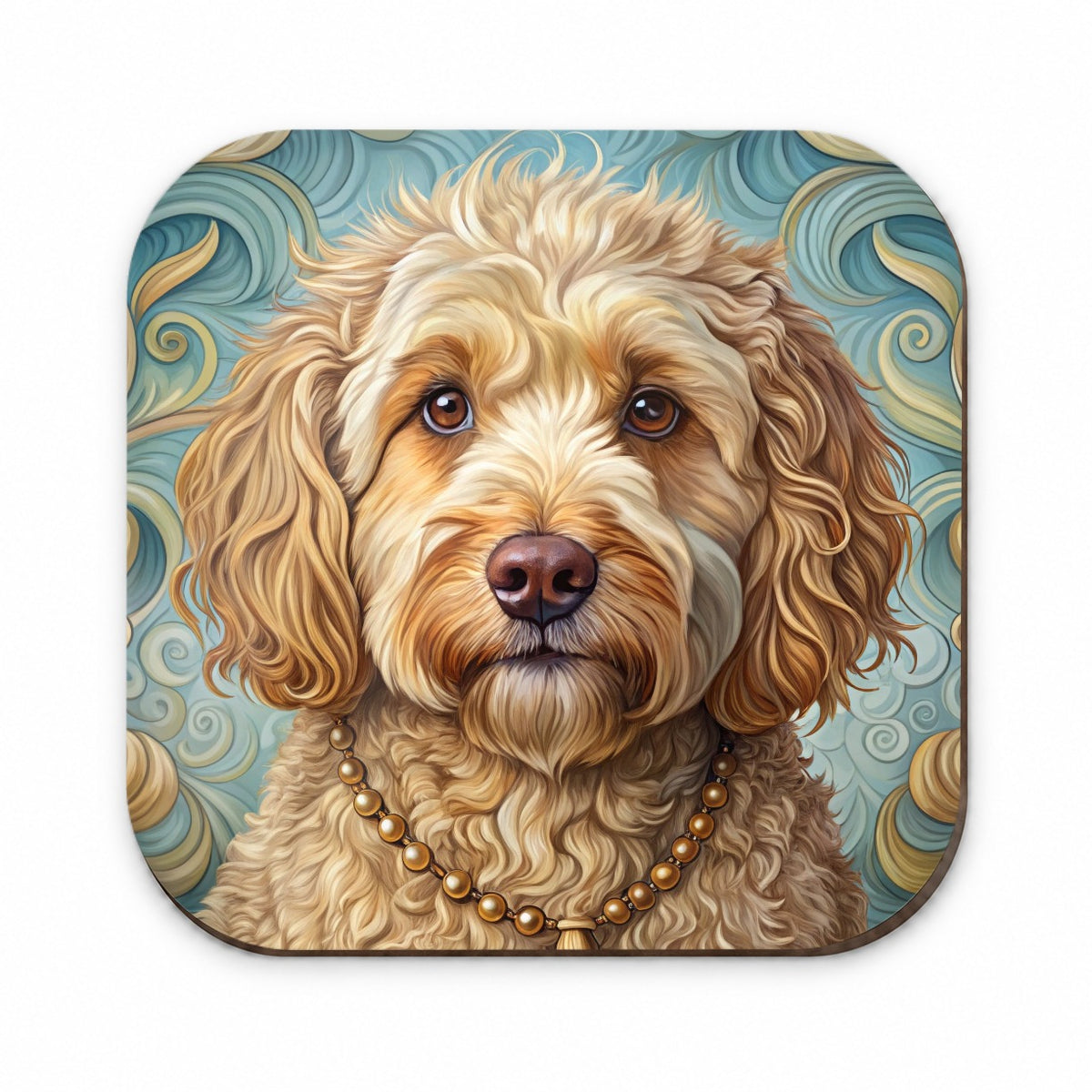 Cockapoo Dog Art Nouveau Fridge Magnet
