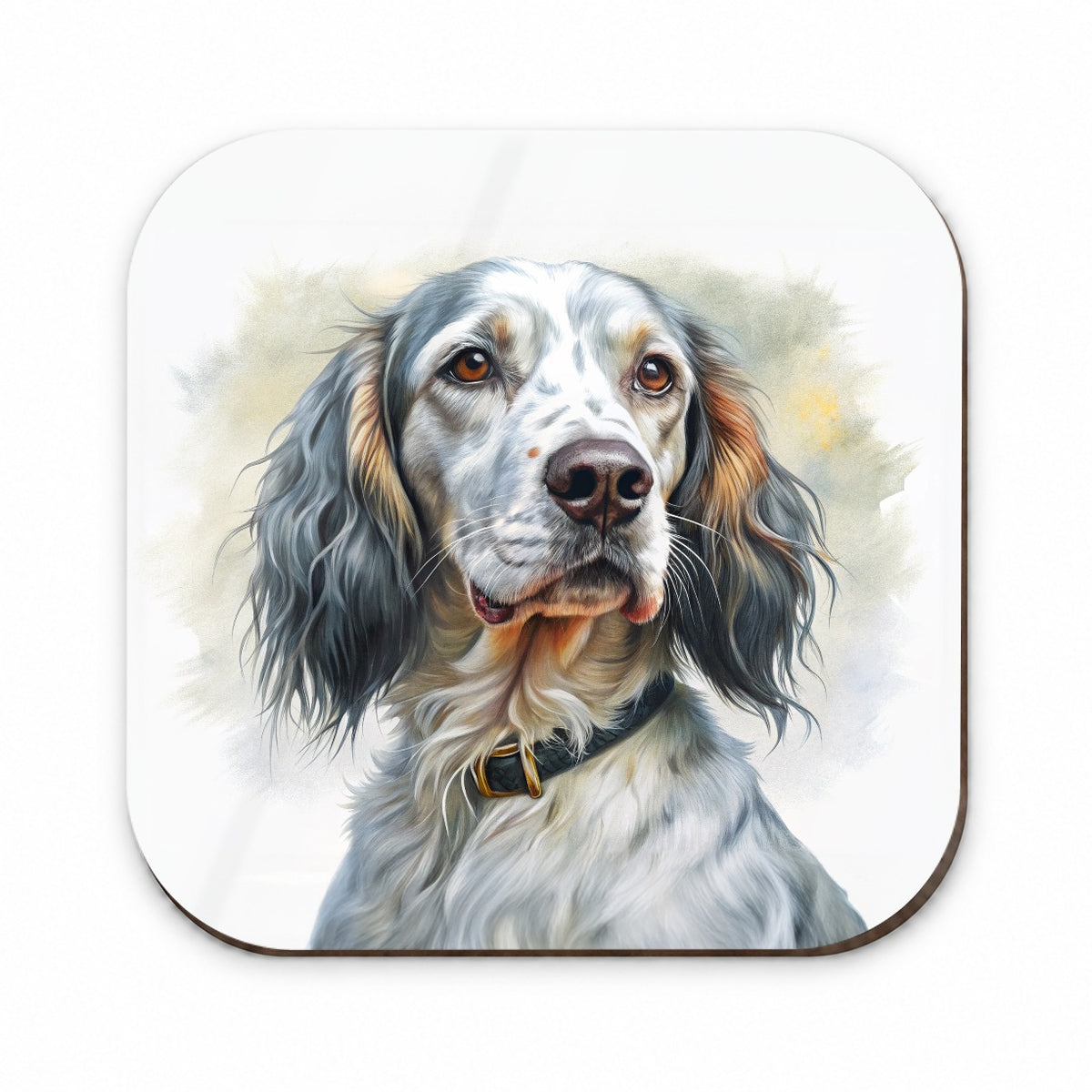 English Setter Dog Illustration Fridge Magnet