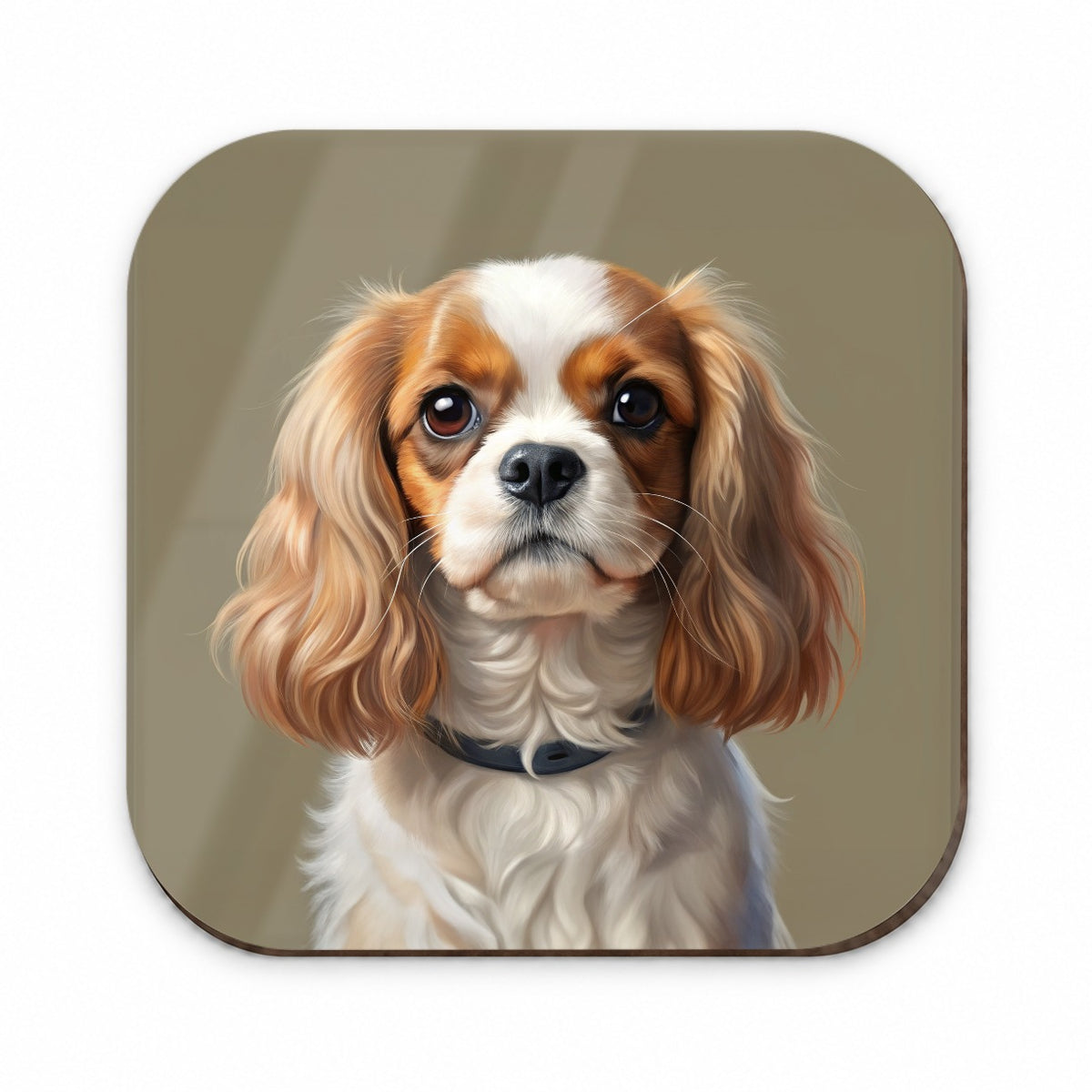 English Toy Spaniel Dog Illustration Fridge Magnet