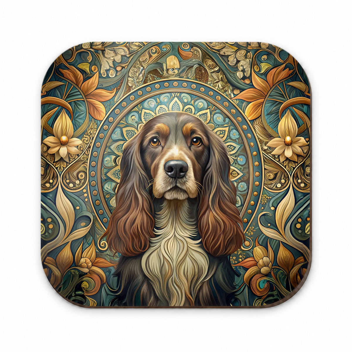 Field Spaniel Dog Art Nouveau Fridge Magnet