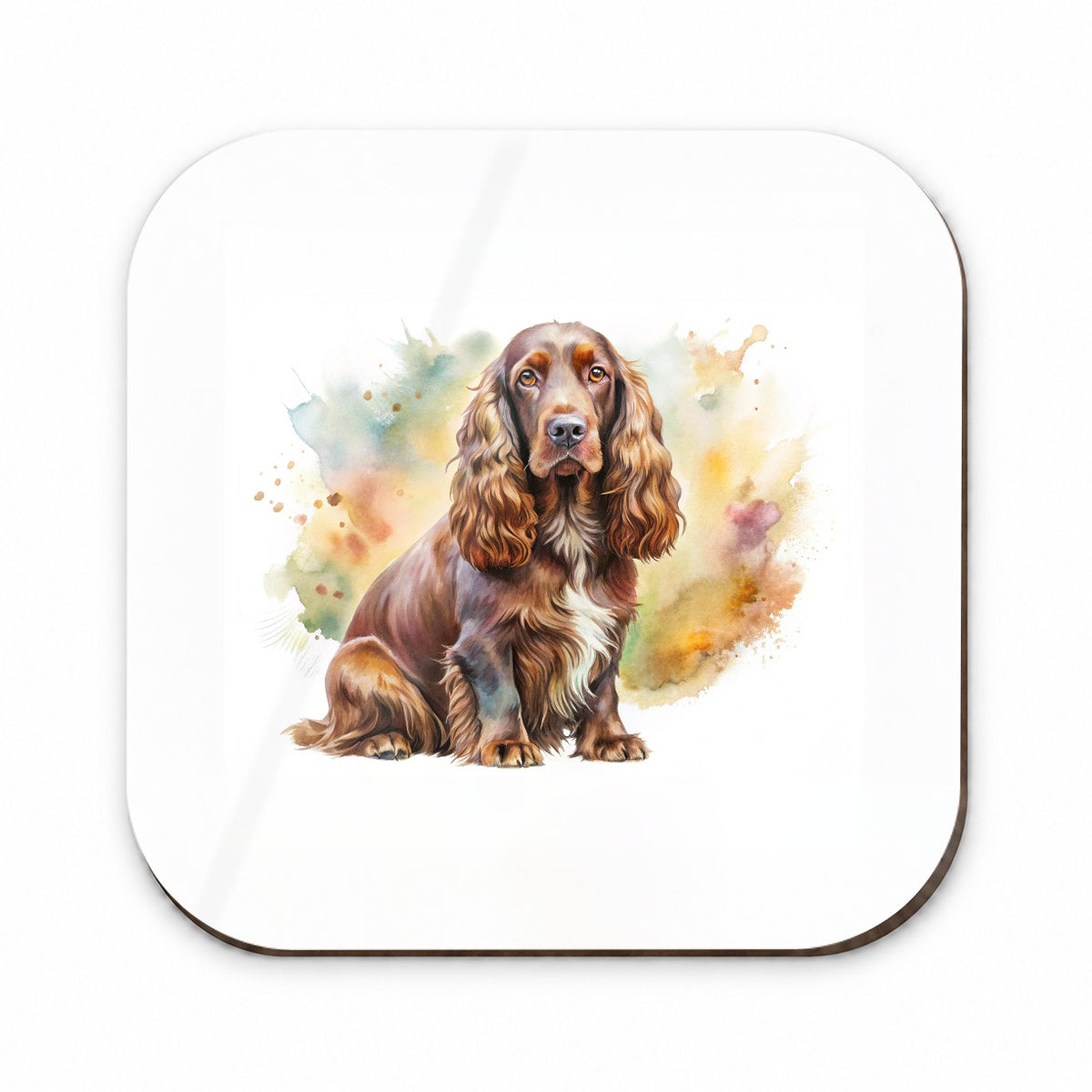 Field Spaniel Dog Watercolor Style Fridge Magnet