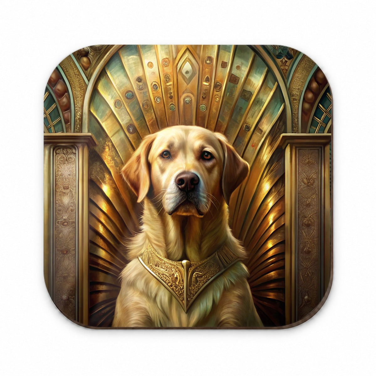 Goldador Dog Art Nouveau Fridge Magnet