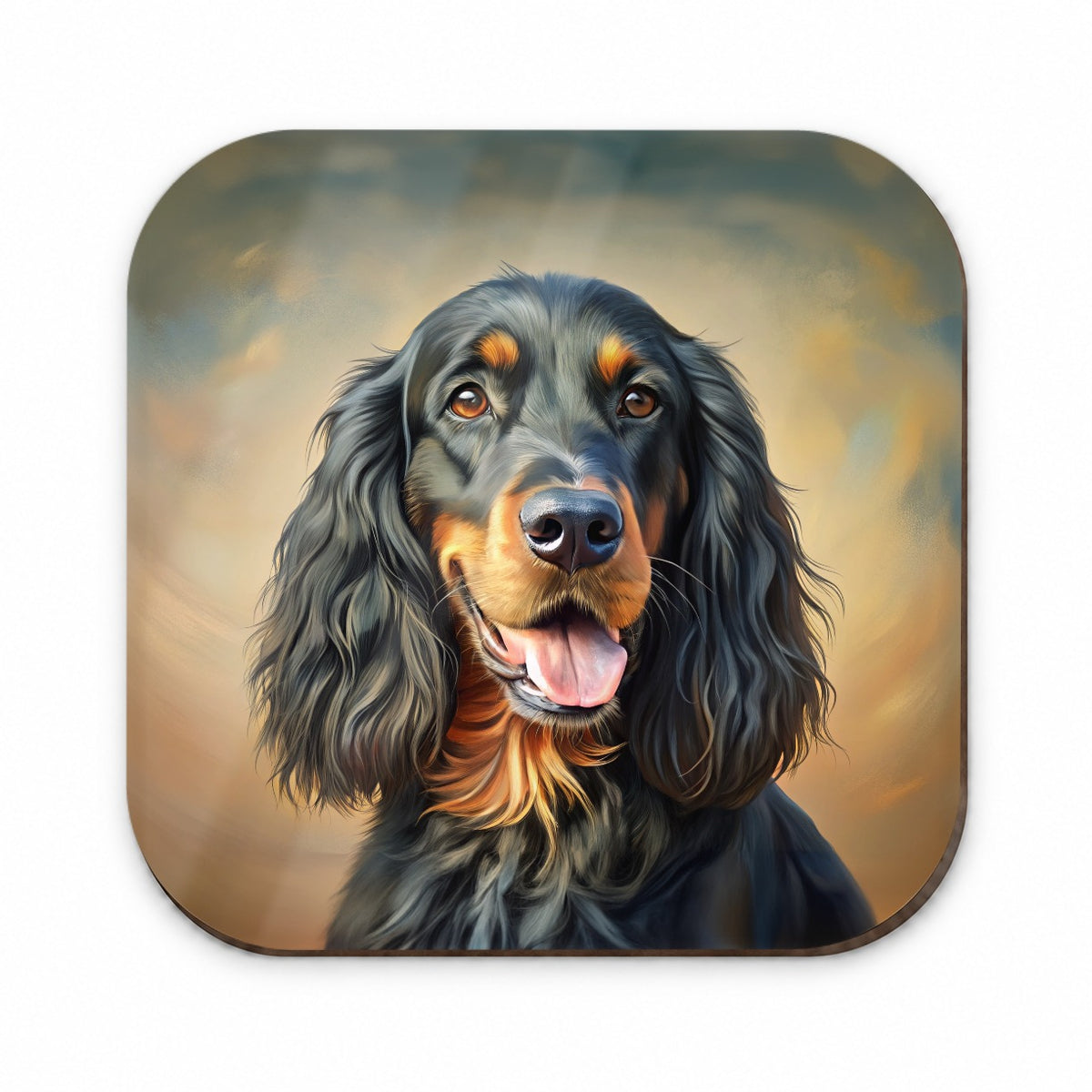 Gordon Setter Dog Illustration Fridge Magnet