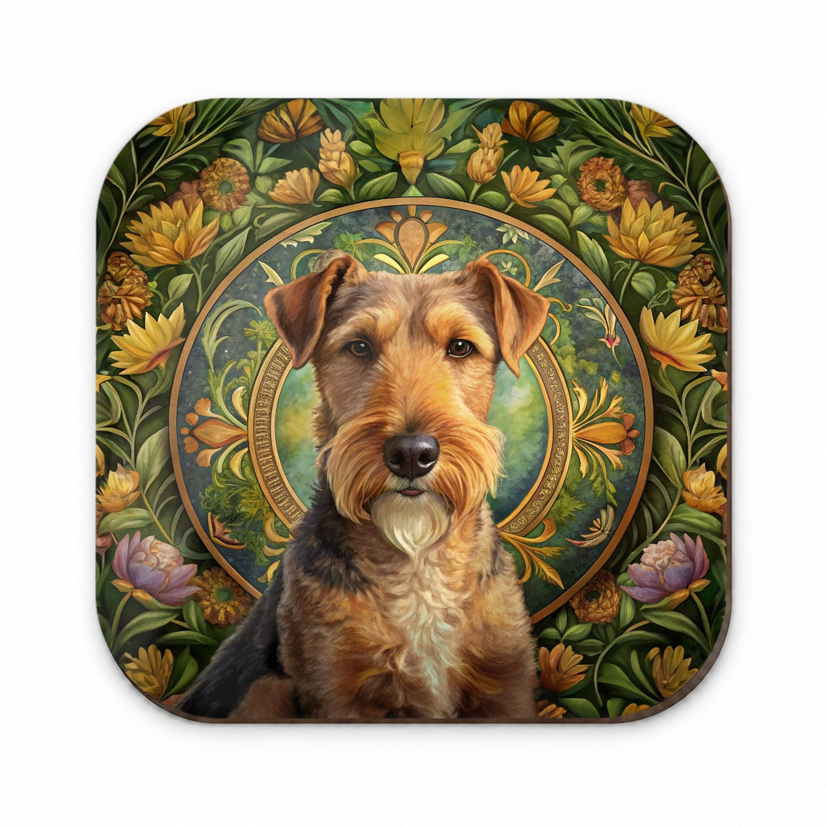 Lakeland Terrier Dog Art Nouveau Fridge Magnet