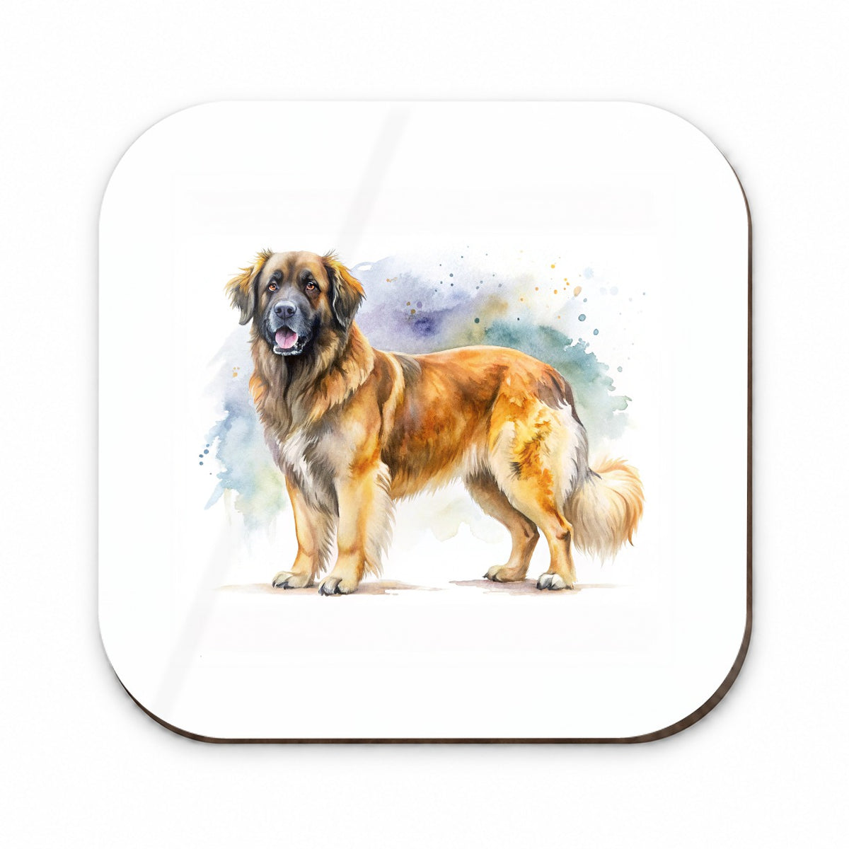 Leonberger Dog Watercolor Style Fridge Magnet