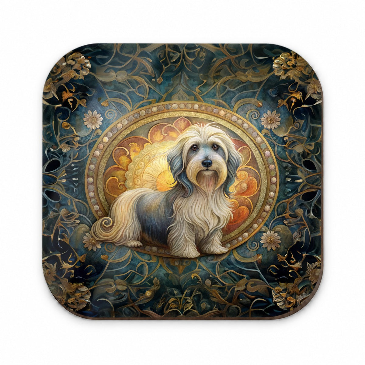 Lowchen Little Lion Dog Art Nouveau Fridge Magnet