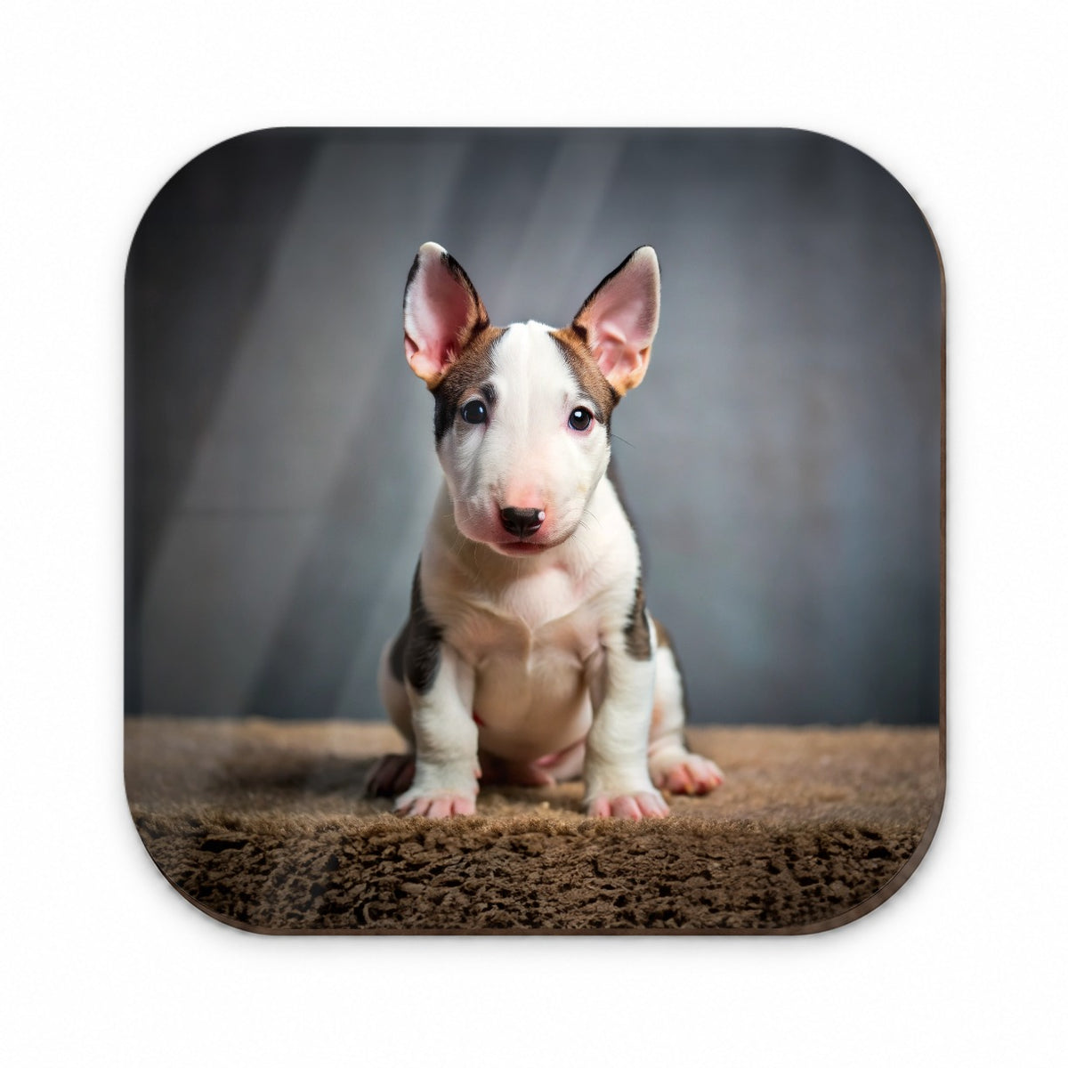 Miniature Bull Terrier Dog Puppy Photo Fridge Magnet