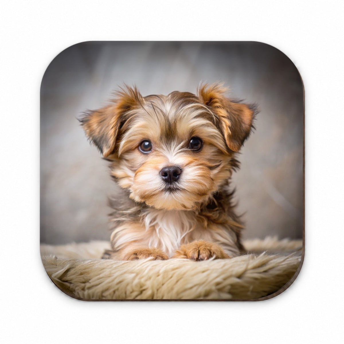 Morkie Dog Puppy Photo Fridge Magnet
