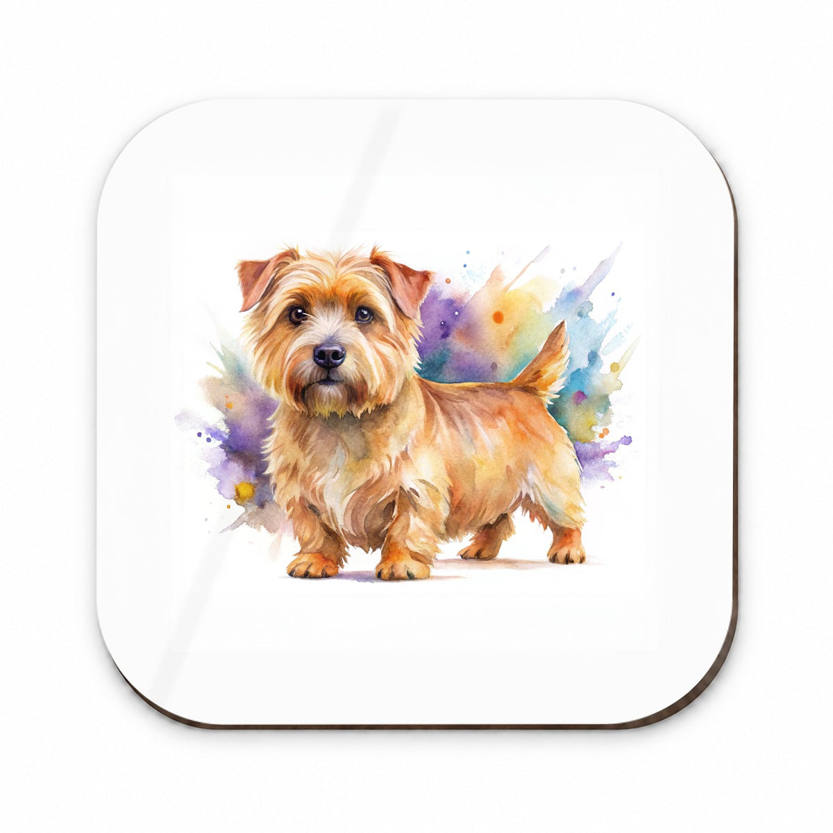 Norfolk Terrier Dog Watercolor Style Fridge Magnet