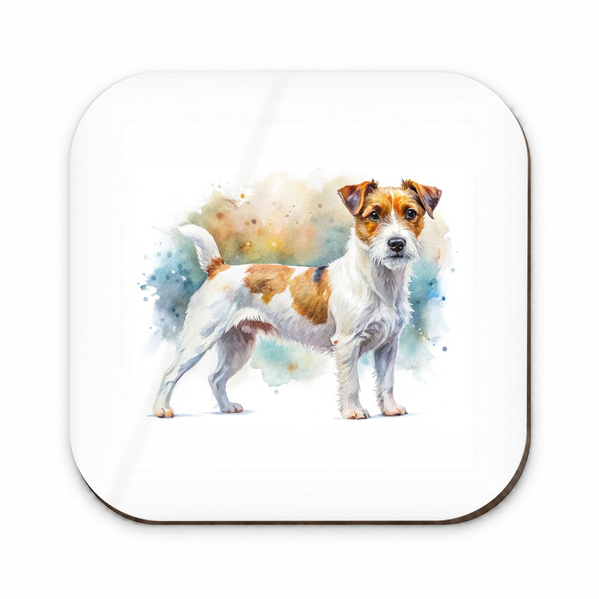Parson Russell Terrier Dog Watercolor Style Fridge Magnet