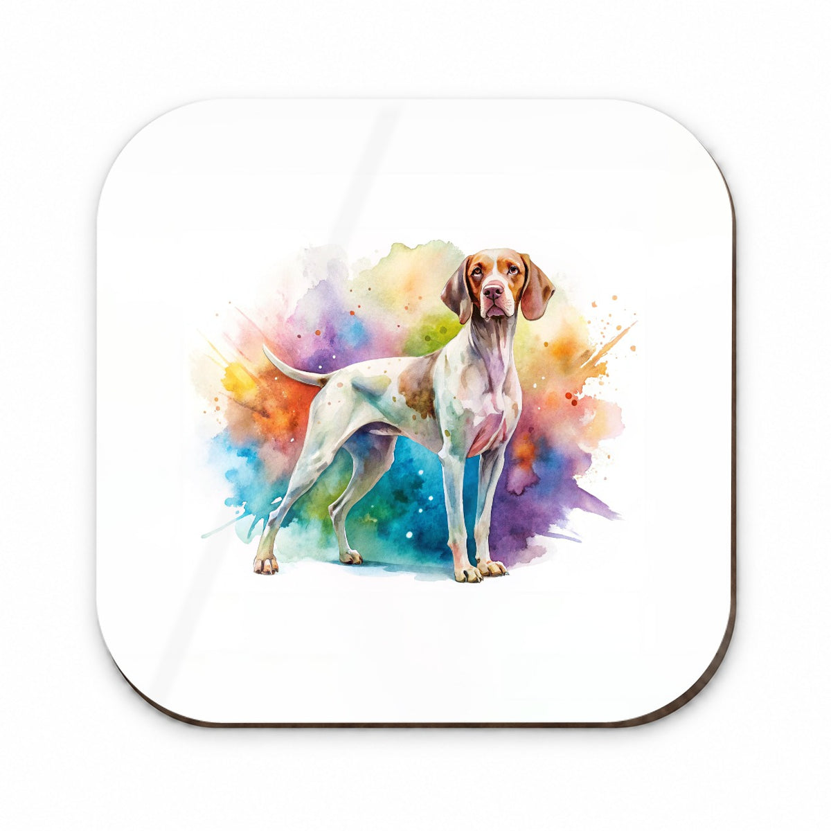 Pointer Dog Watercolor Style Fridge Magnet