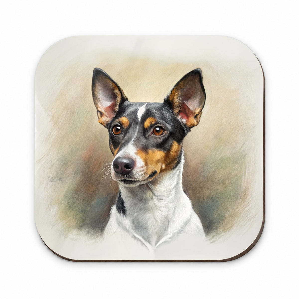 Rat Terrier Dog Illustration Fridge Magnet