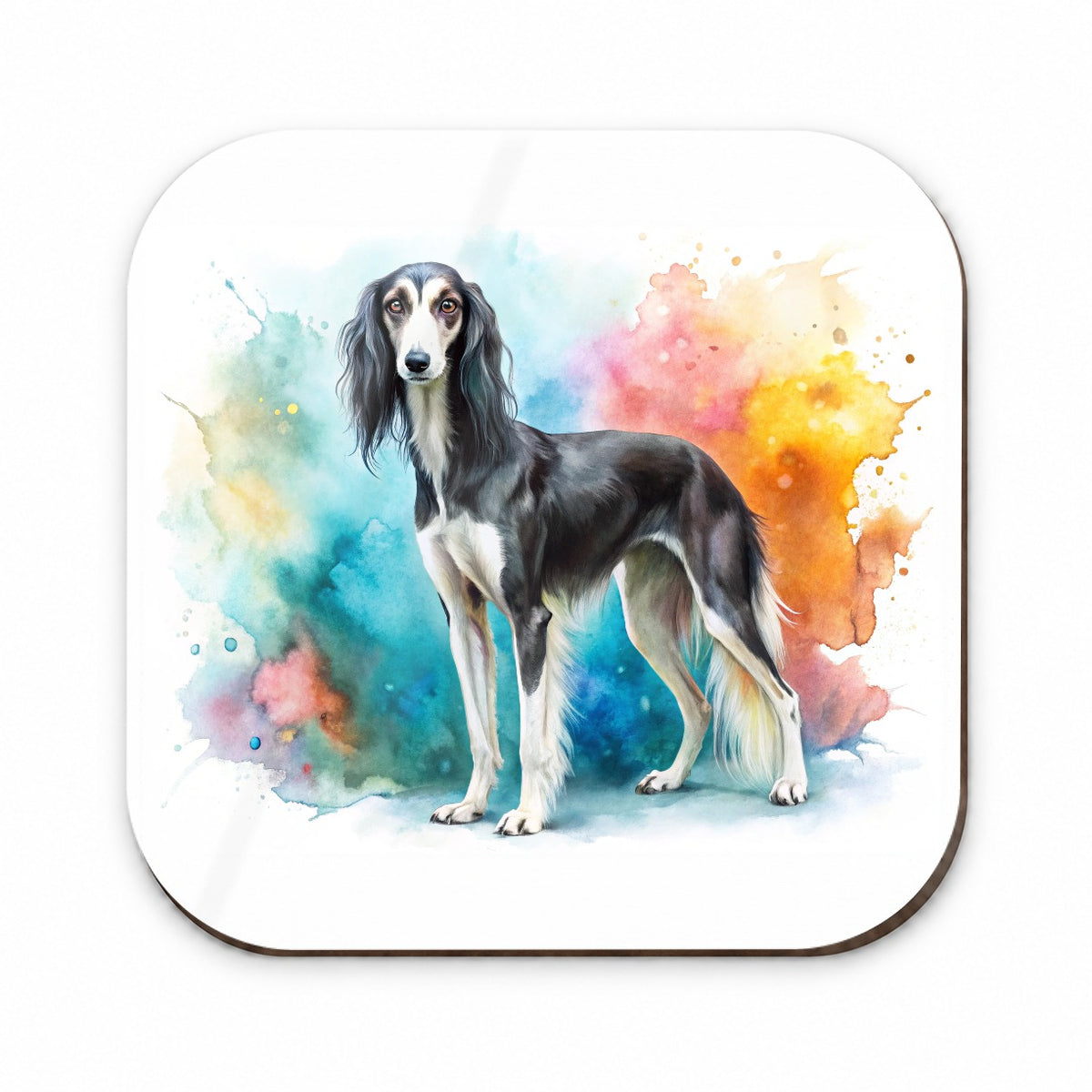 Saluki Dog Watercolor Style Fridge Magnet