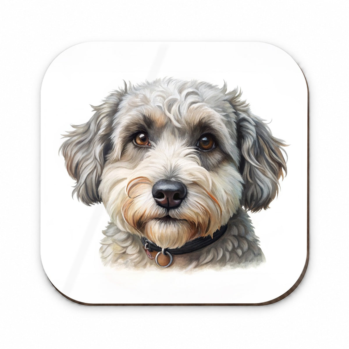 Schnoodle Dog Illustration Fridge Magnet