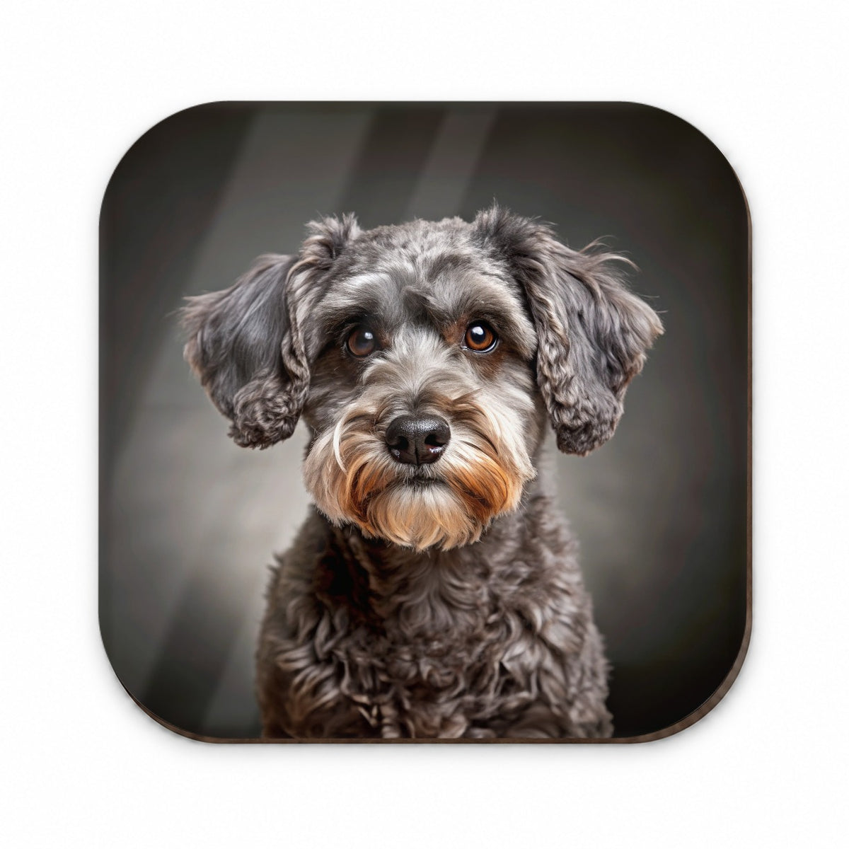 Schnoodle Dog Photo Fridge Magnet