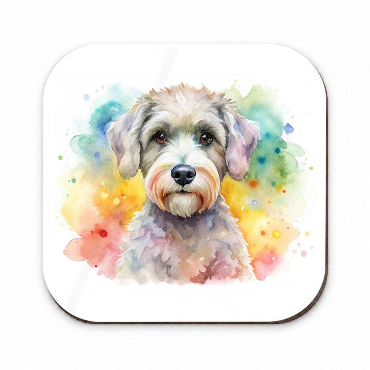 Schnoodle Dog Watercolor Style Fridge Magnet
