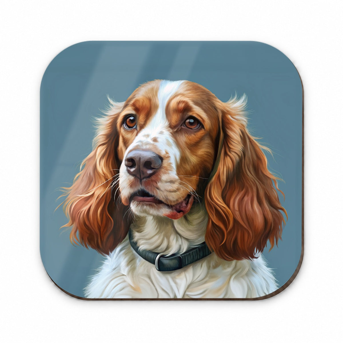 Welsh Springer Spaniel Dog Illustration Fridge Magnet